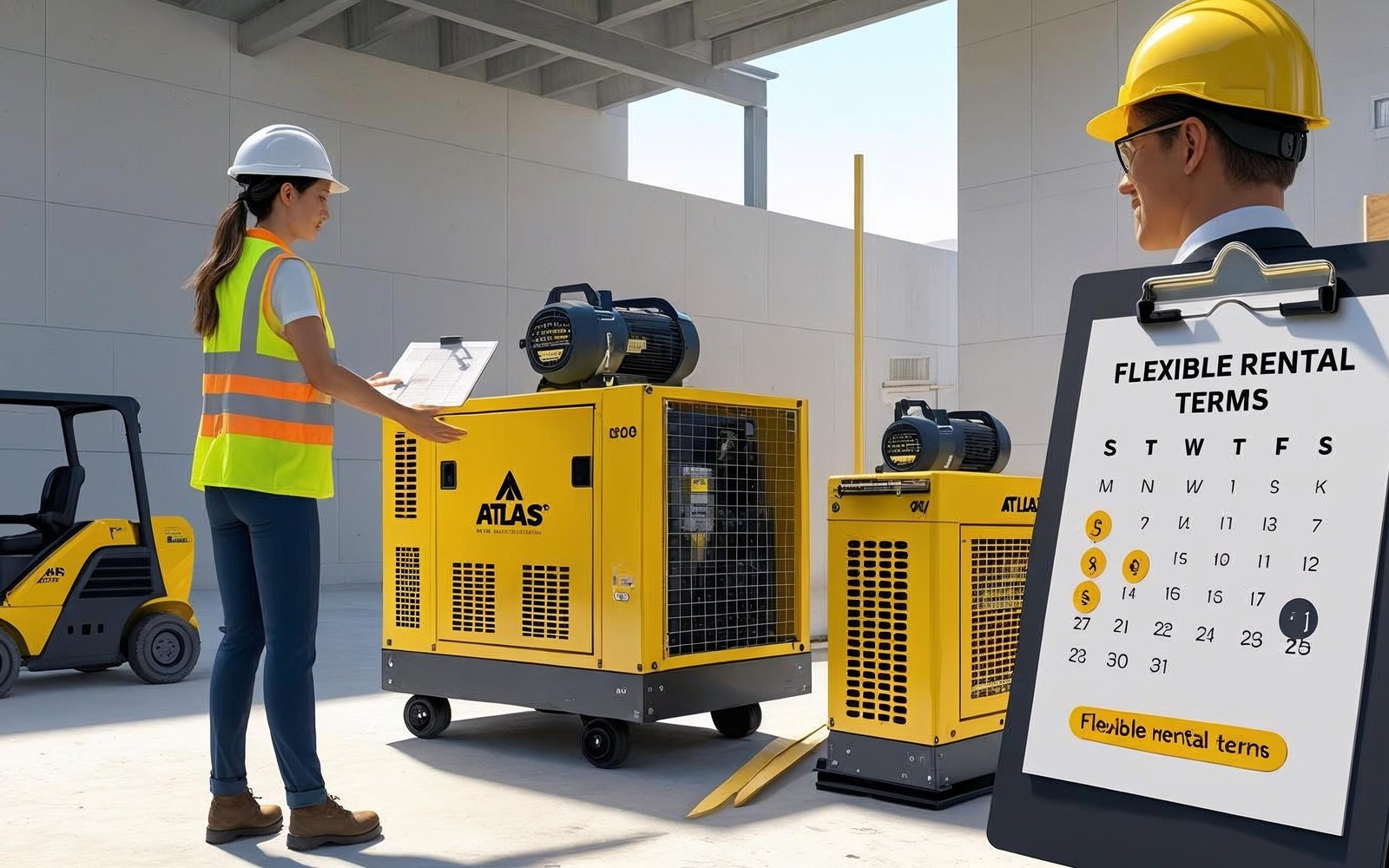 Atlas Copco QES Mobile Generator Financing
